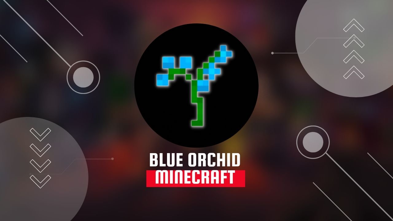 Blue Orchid Minecraft Flower