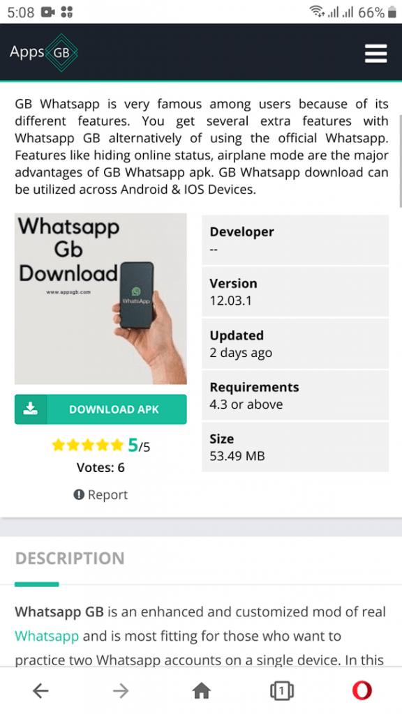 how to download and install gbwhatsapp pro