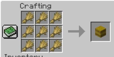 how to make hay in minecraft